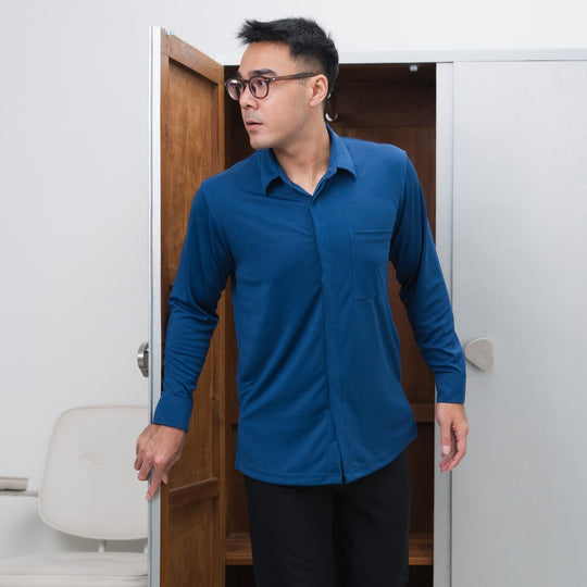 Long Sleeves Basics Navy