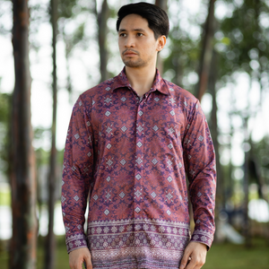 Long Sleeves - Ruby Songket