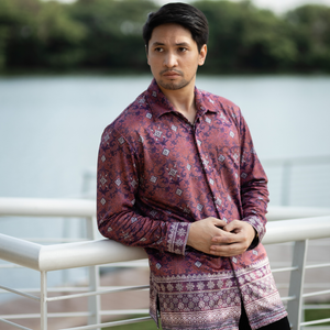 Long Sleeves - Ruby Songket