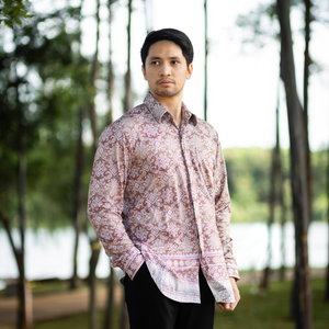 Long Sleeves - Amethyst Songket