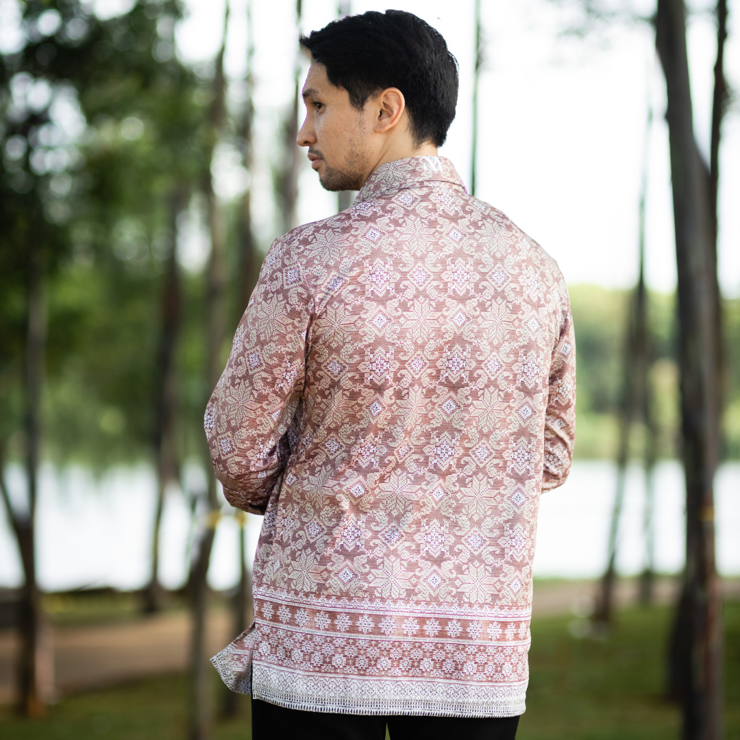 Long Sleeves - Amethyst Songket