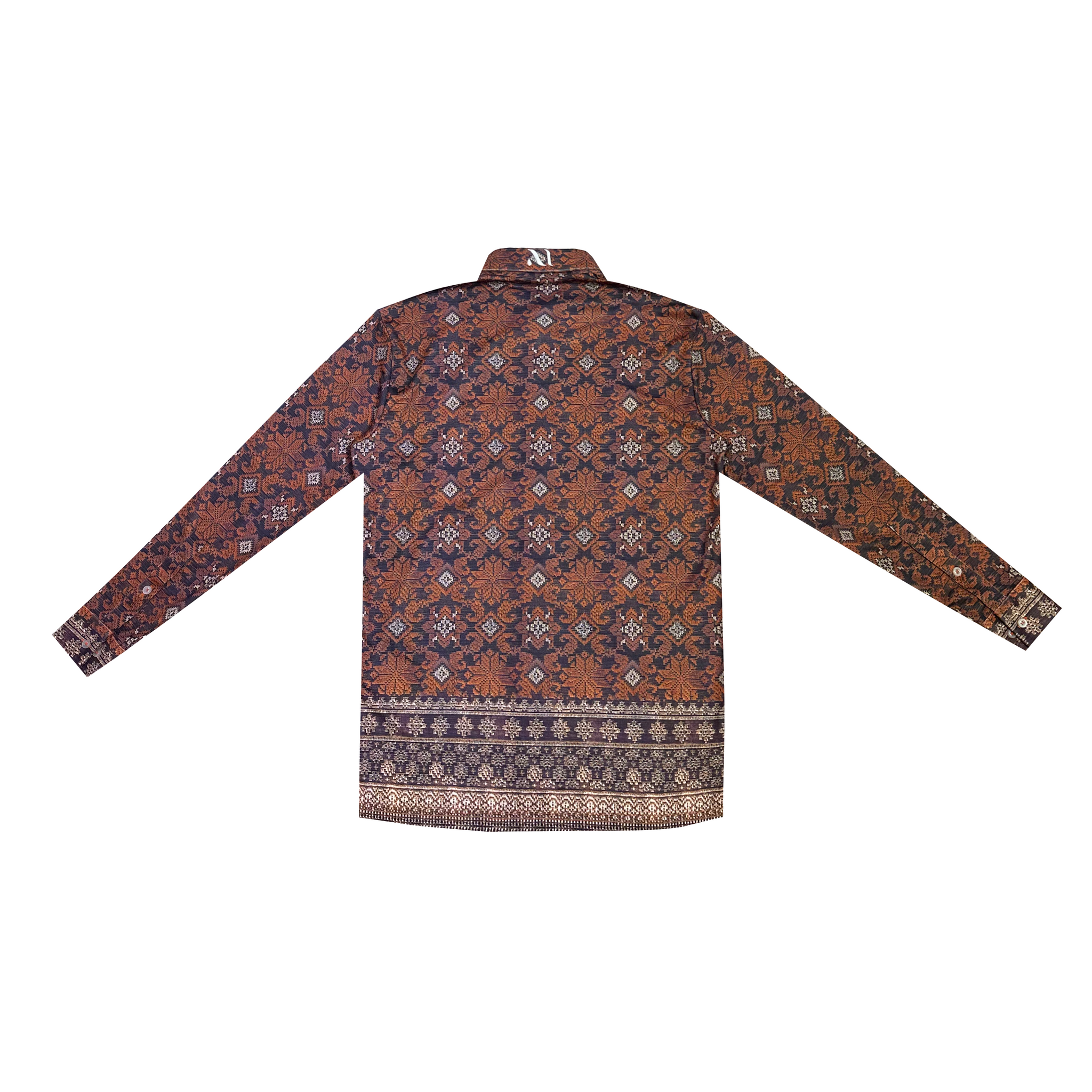 Long Sleeves - Copper Songket