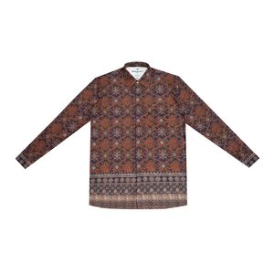 Long Sleeves - Copper Songket